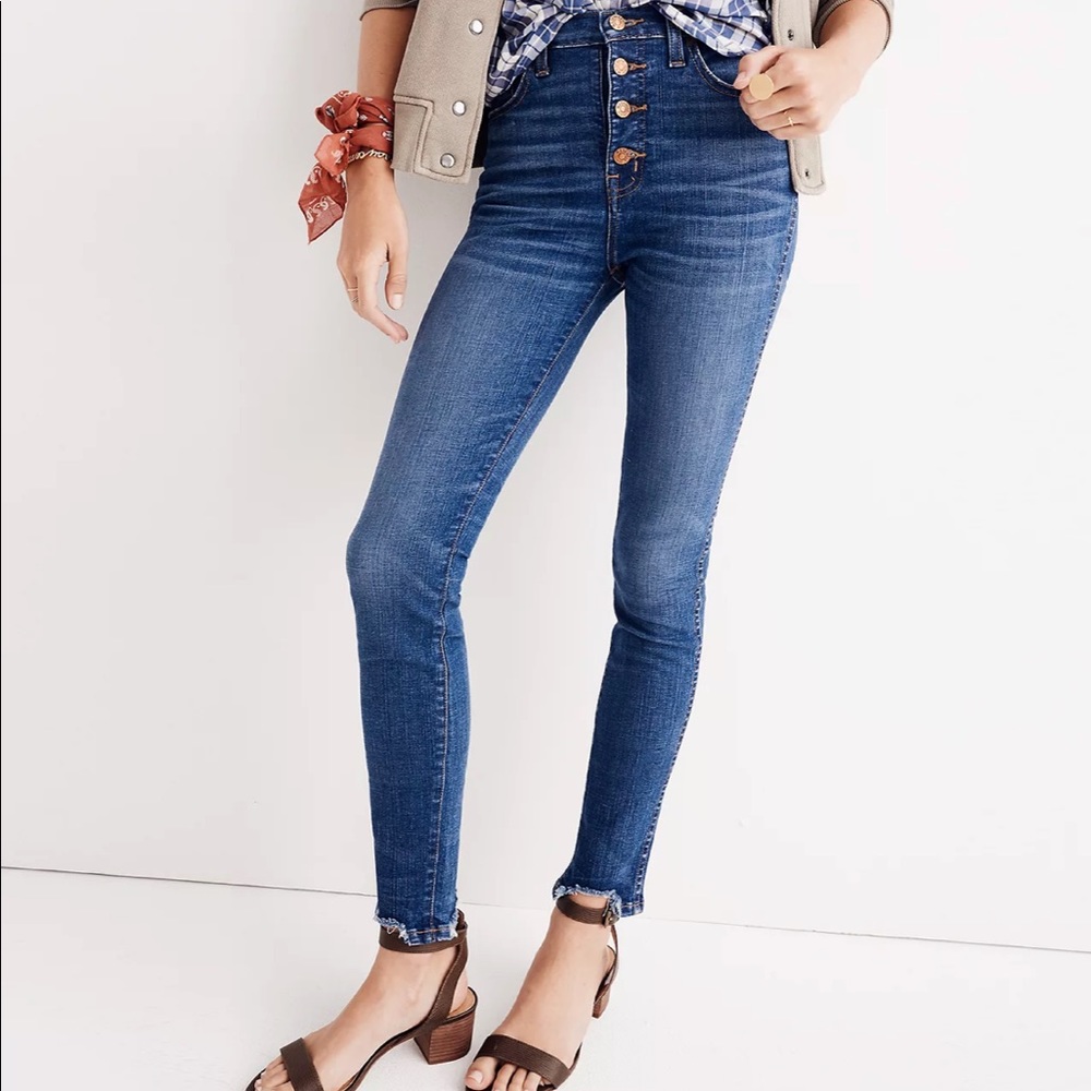 Madewell 10” High Riser Skinny Skinny